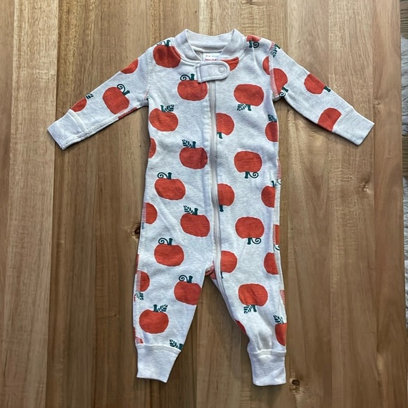 Hanna Andersson Other - Hanna Andersson Organic Cotton, Pumpkin Halloween Fall Sleeper Onesie